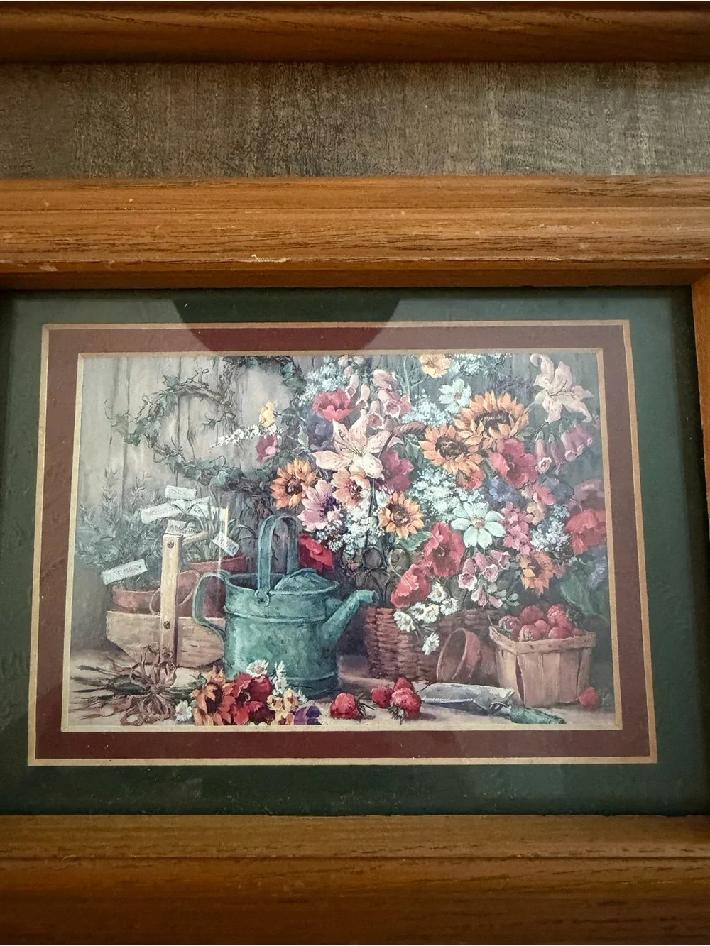 None vintage framed